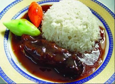 鲍汁海参捞饭
