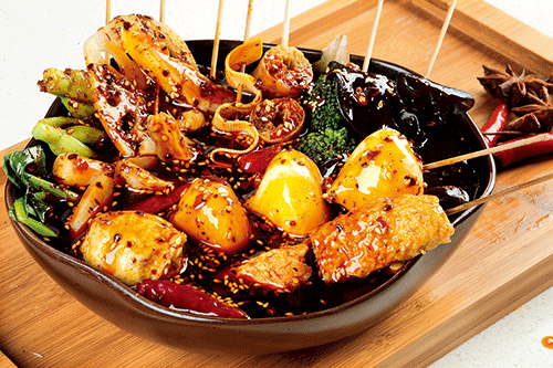 麻辣烫+休闲食品=轻时尚