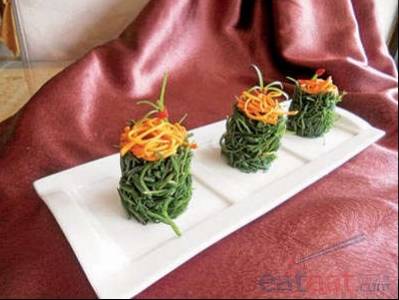 虫草沙葱墩