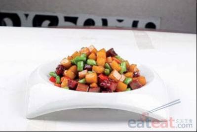 风干肉烧双鲜