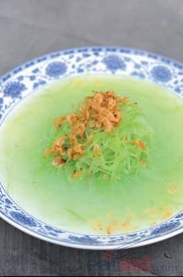 米油虾皮浸萝卜丝