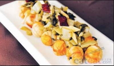 酸菜炒汤圆