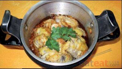 红烧肉压刀鱼