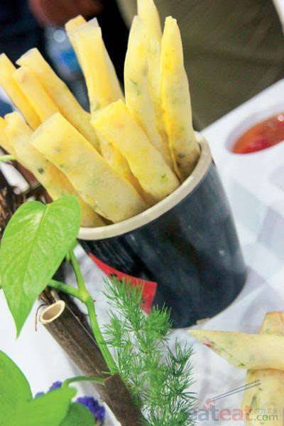 创意脆香毛豆腐