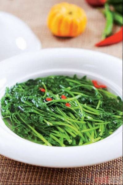 泉水煮时蔬