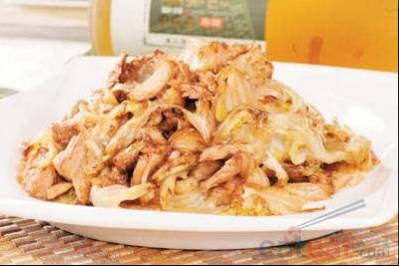 拆骨肉炒白菜