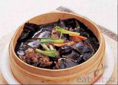笼仔荷香蒸甲鱼