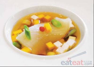 五谷鸡汤浸花胶