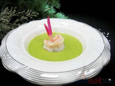 养生豆蓉虾球