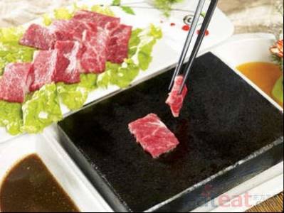 石板雪花牛肉