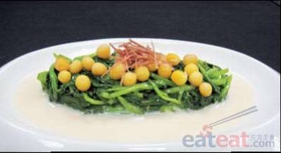 豆汁鸡毛菜