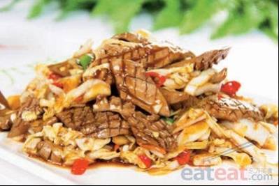 烂腌菜炒腰柳