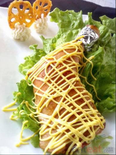 芝士味噌焗鸡腿