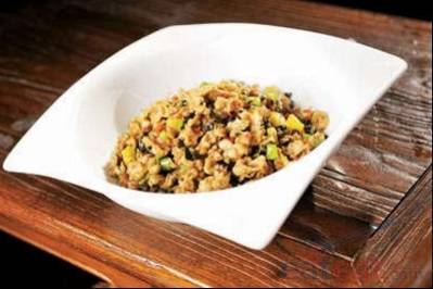 野菜花炒鸽肫