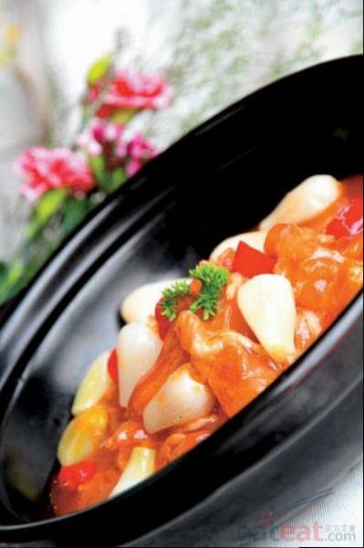 藠头鹿筋煲