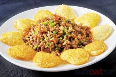 麦仁菌香麻饼