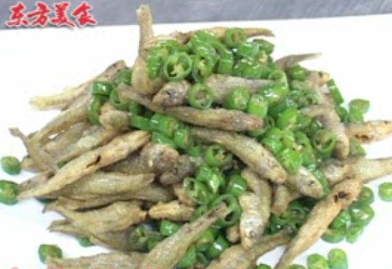 青椒炒嫩仔鱼