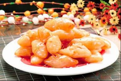 拔丝奶豆腐