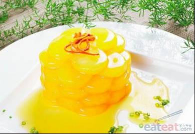 鸡汁虫草烩山药