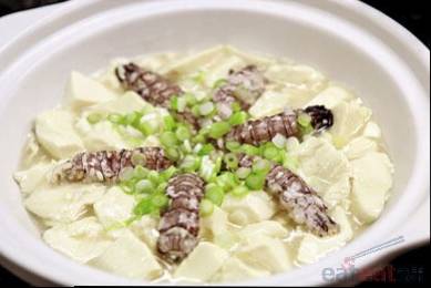 鲜虾爬手撕豆腐