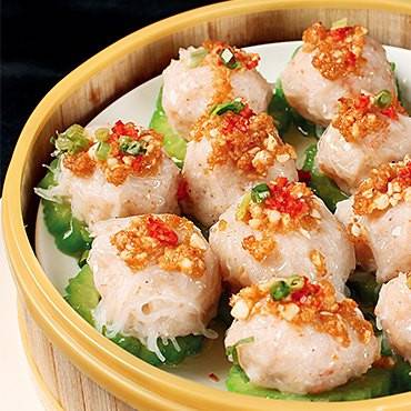 银丝蒸虾滑