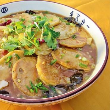醋焖茄饼