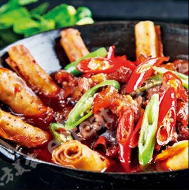 特色牛板筋烧千张卷