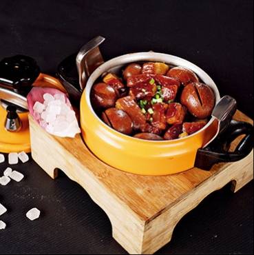 压锅土鸡蛋溜溜肉