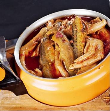 压锅香辣泥鳅鹅掌