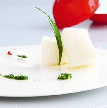 低温鳕鱼配薄荷汁