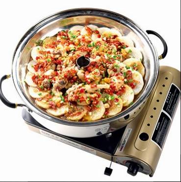 桑拿堂蒸淮山鸡