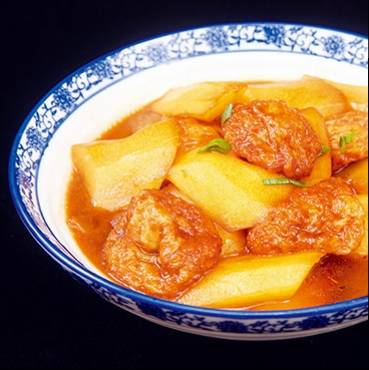 老黄瓜烧水面筋