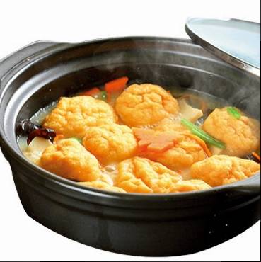 浓汤杂菌煮鱼腐