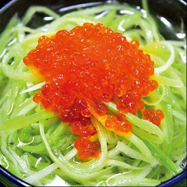 冰镇萝卜丝百花鱼子