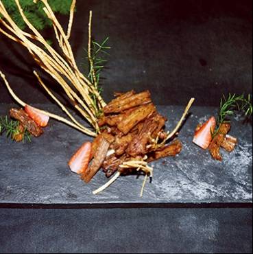 百里香手撕牛肉