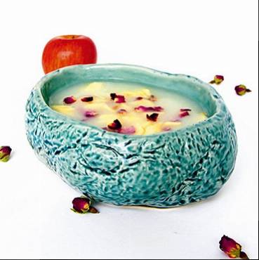 玫瑰花苹果面汤