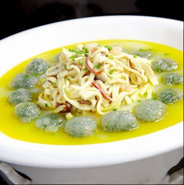 水晶圆子煮干丝