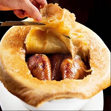 牛肝菌酥皮春鸡