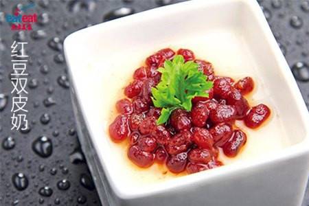 红豆双皮奶