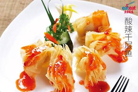 酸辣千层鱼