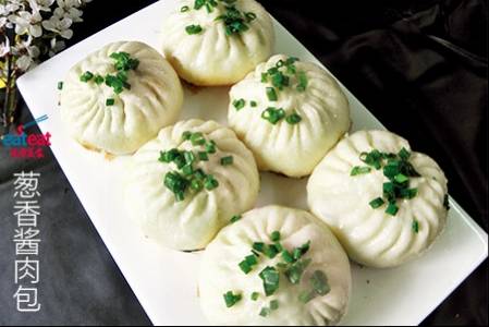 葱香酱肉包