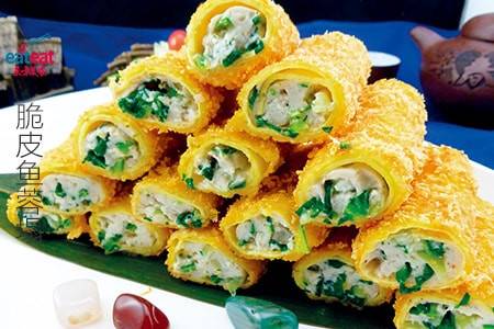 脆皮鱼蓉塌
