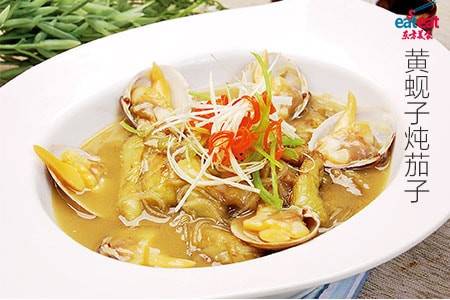 黄蚬子炖茄子