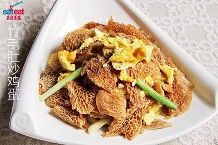 竹毛肚炒鸡蛋