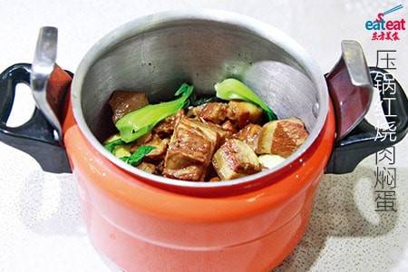 压锅红烧肉焖蛋