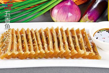 五香鱼皮冻
