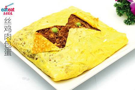丝鸡肉包蛋