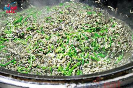 炒茄丝（大锅菜）