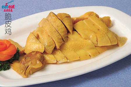 三黄鸡皮脆诀窍