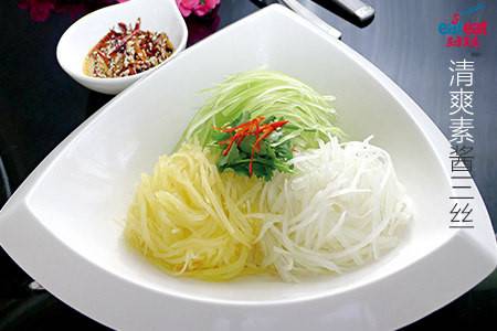 清爽素酱三丝